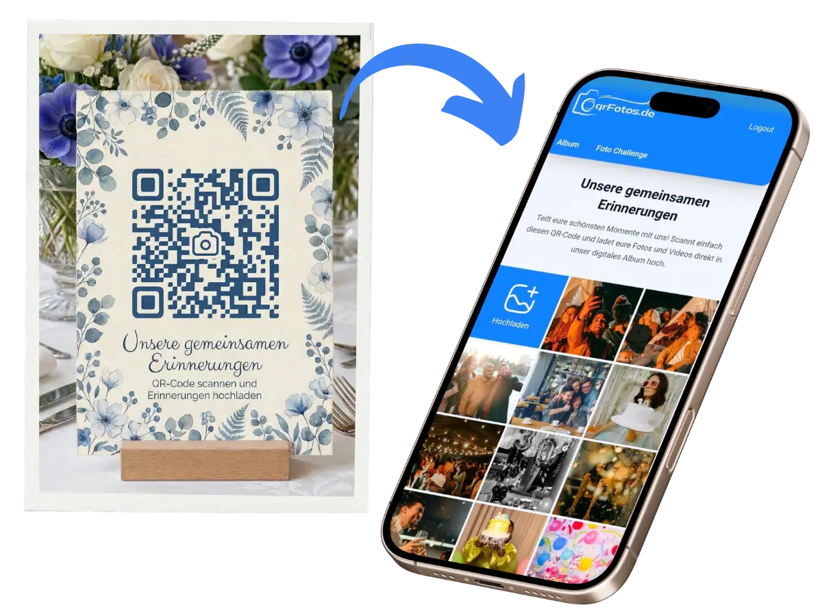 qrFotos Fotoalbum Vorschau