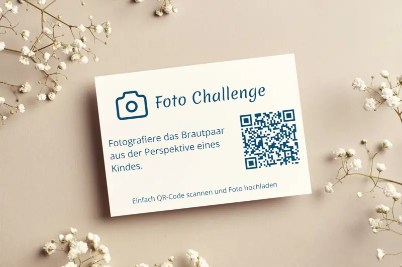 Fotochallenge für die Hochzeit